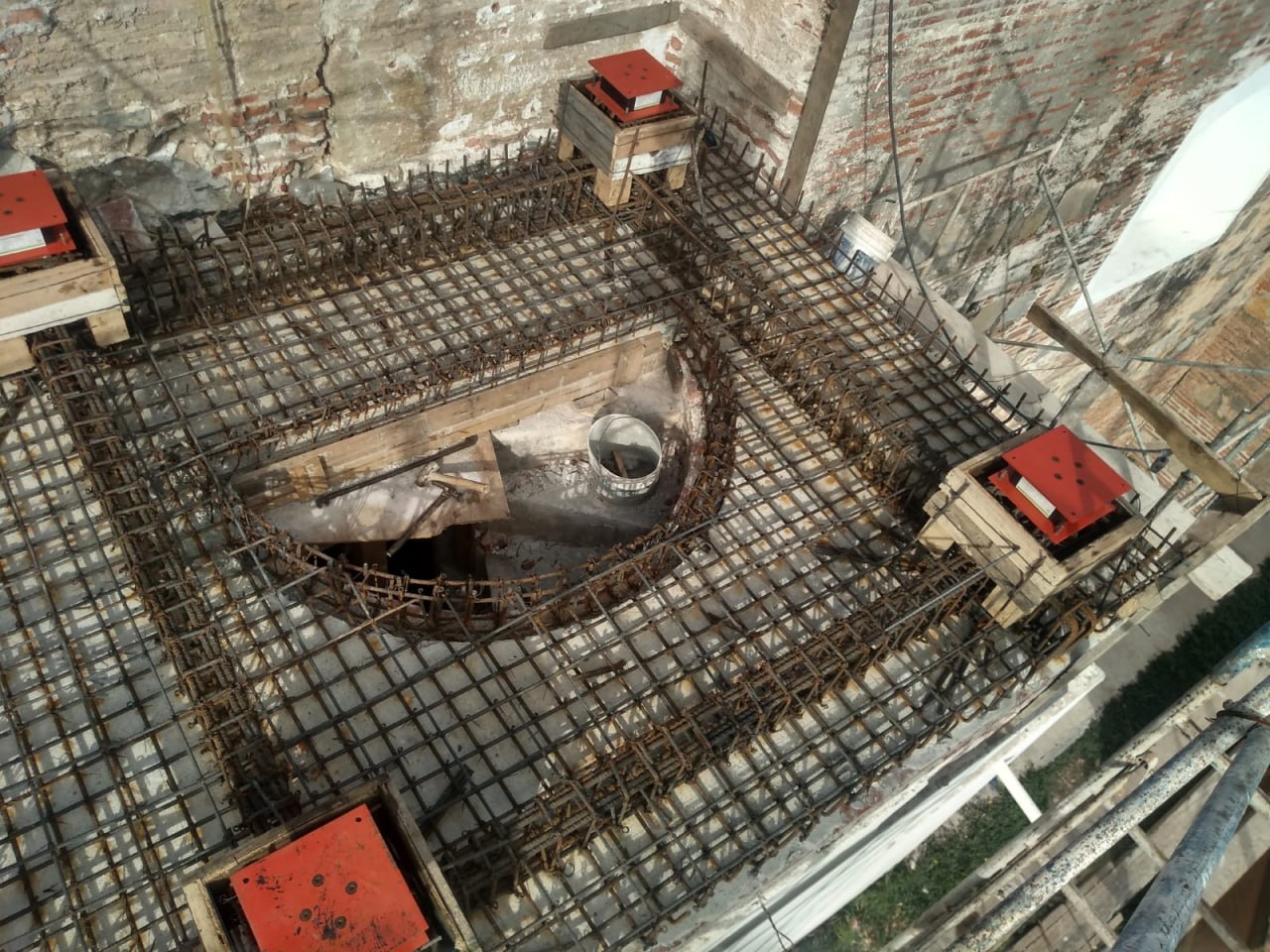 Intervención en estructura existente